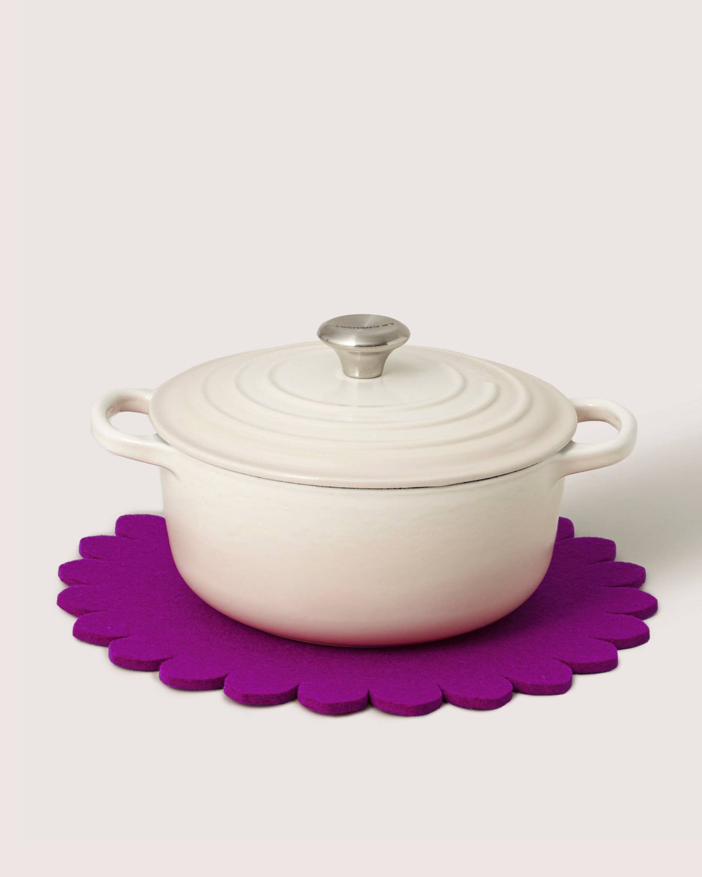 Merino Wool Trivet | Fuchsia