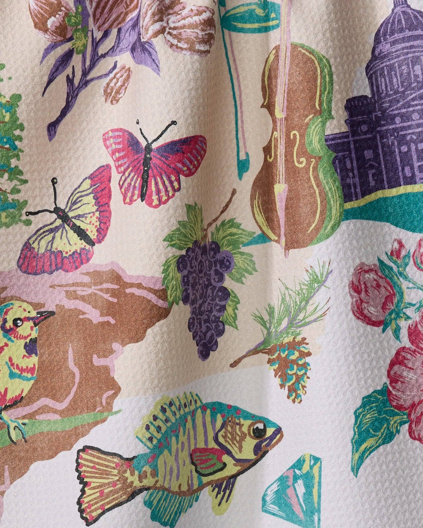 Greetings From Arkansas Tea Towel