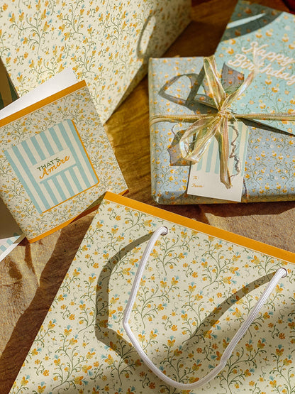 Twining Floral Birthday A2 Greeting Card