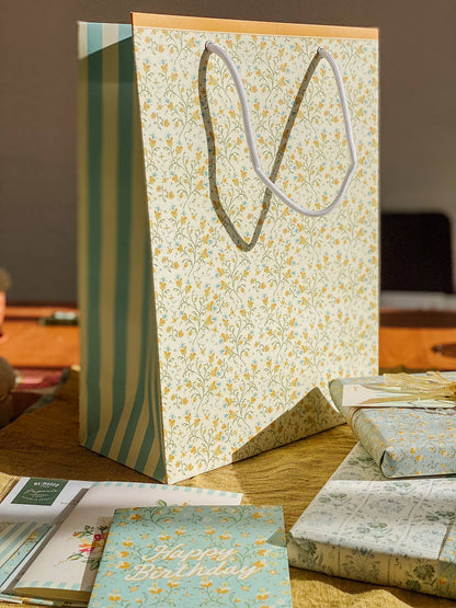 Twining Floral Birthday A2 Greeting Card