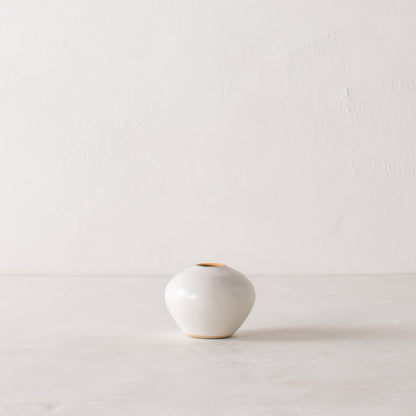 Ivory Glaze Bud Vase