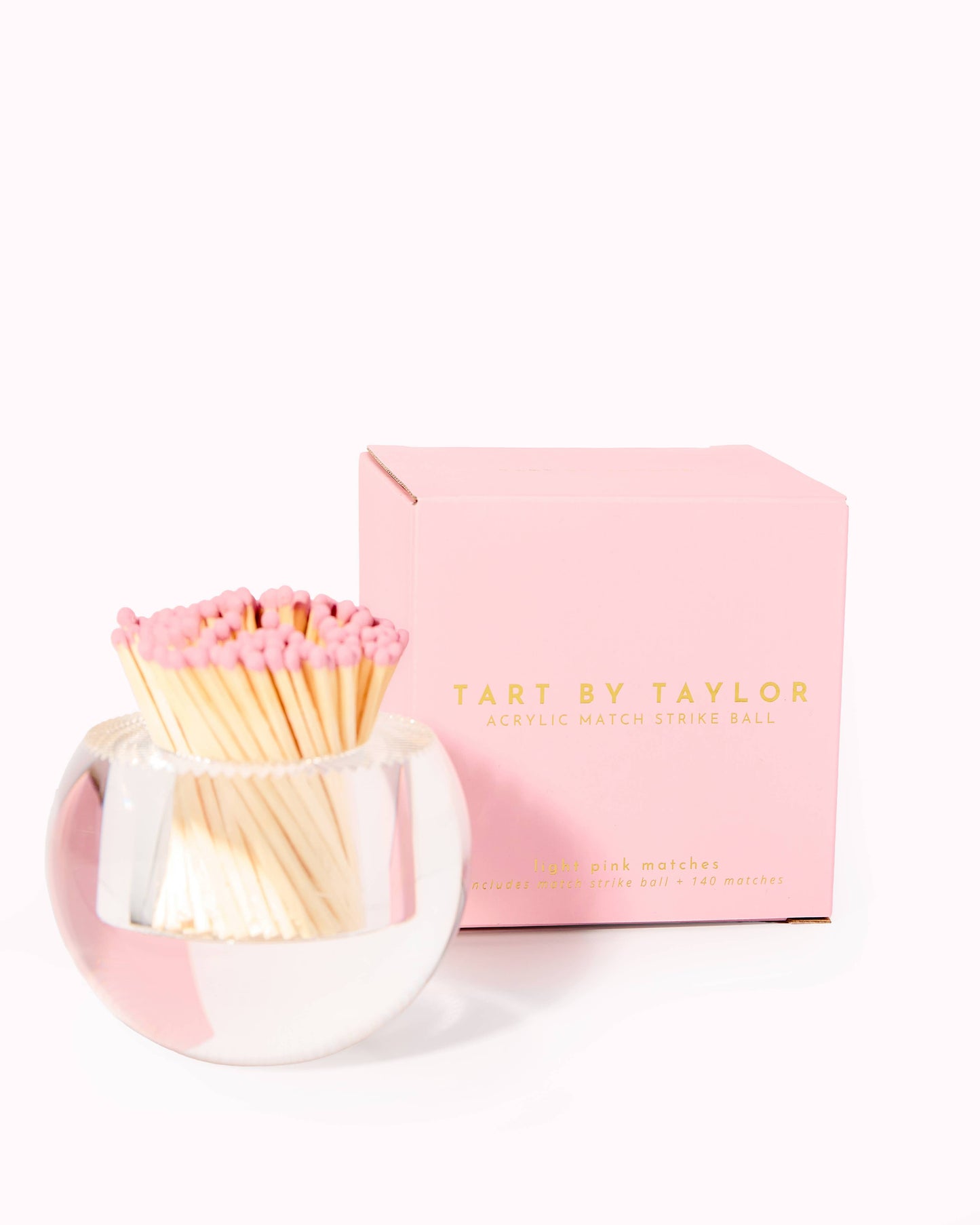 Round Match Striker | Light Pink Matches