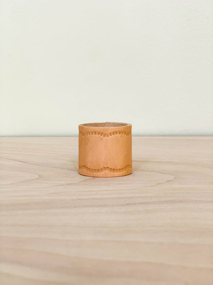 Leather Bandana Slide