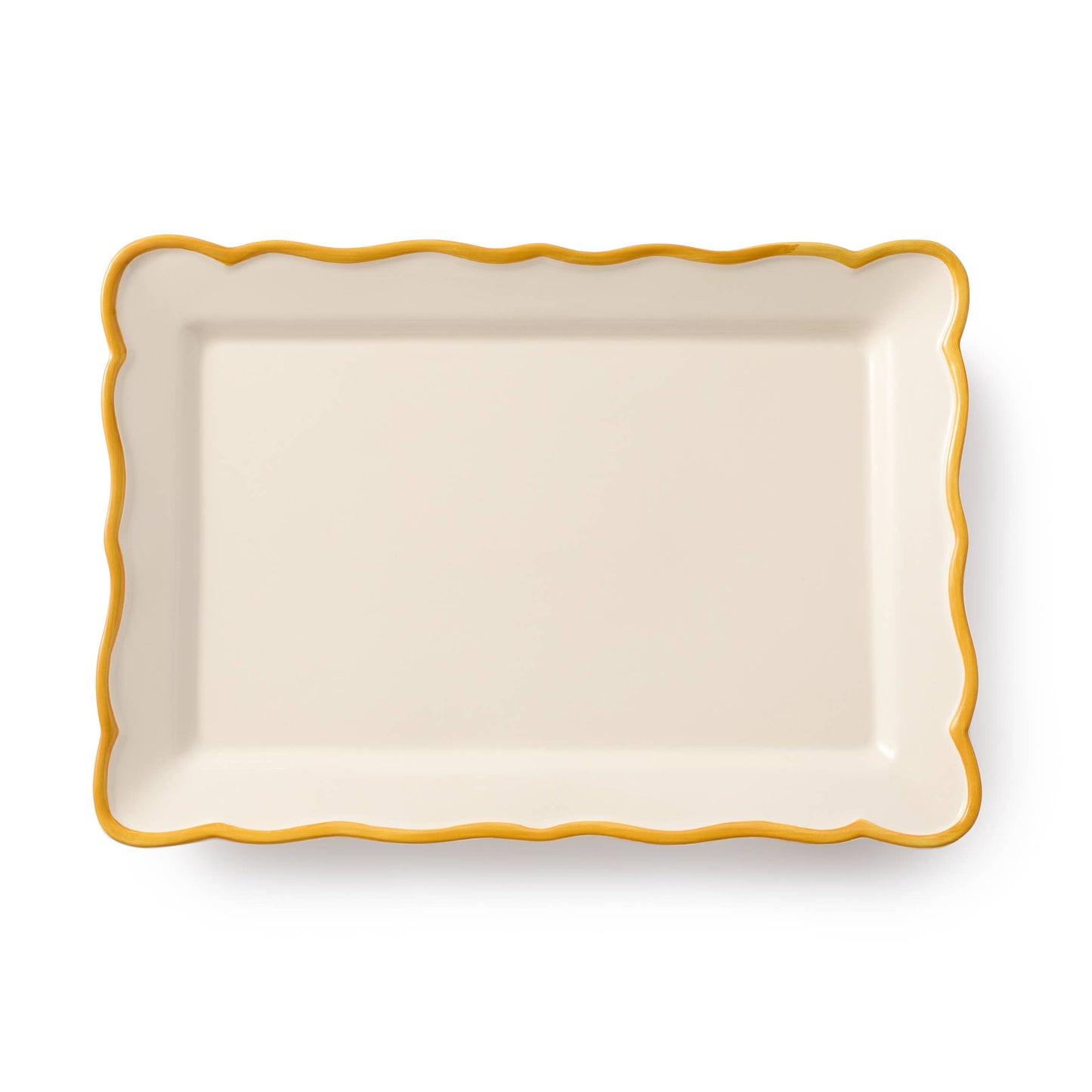 Giovanna Hand-Painted Rect. Platter 15,4'' x 11''