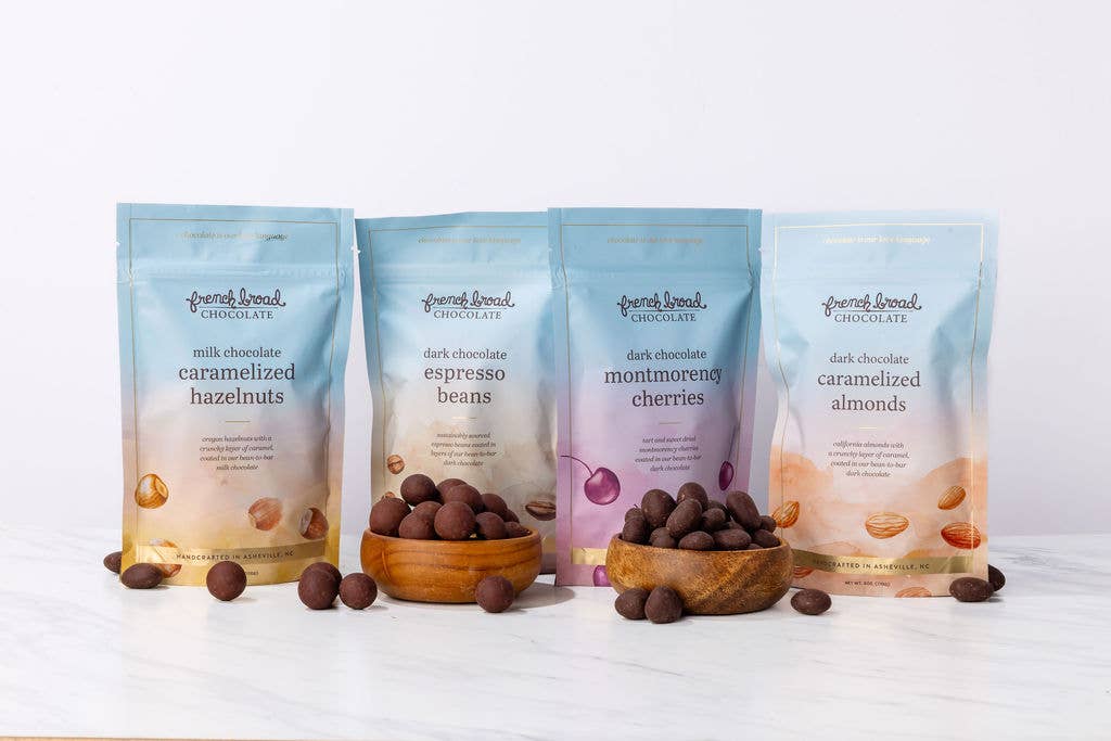 Dark Chocolate-Covered Caramelized Almonds - 6oz
