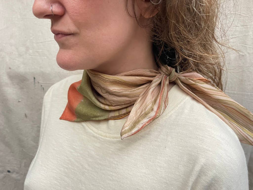 Golden Hour Silk Bandana 