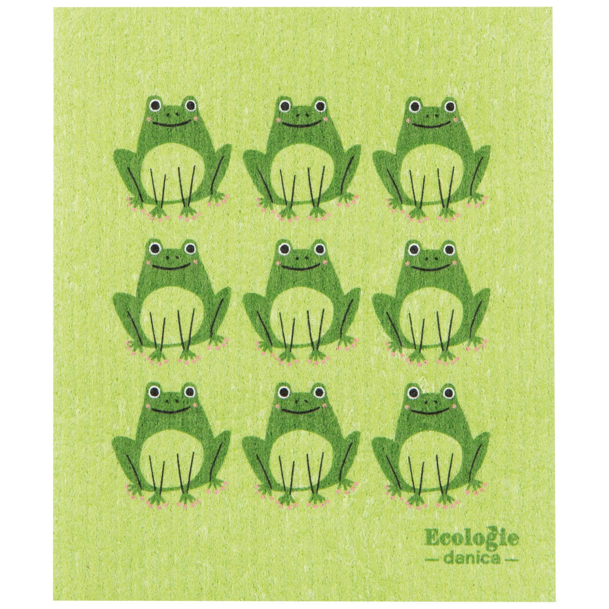 Ribbit Swedish Dishcloth