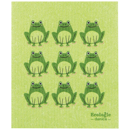 Ribbit Swedish Dishcloth