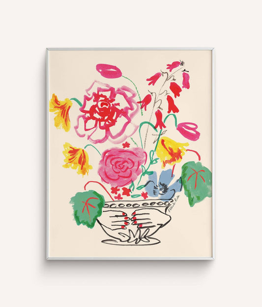 "Blooming Hands" Art Print