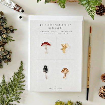 Mushrooms | Watercolor Notecard Set