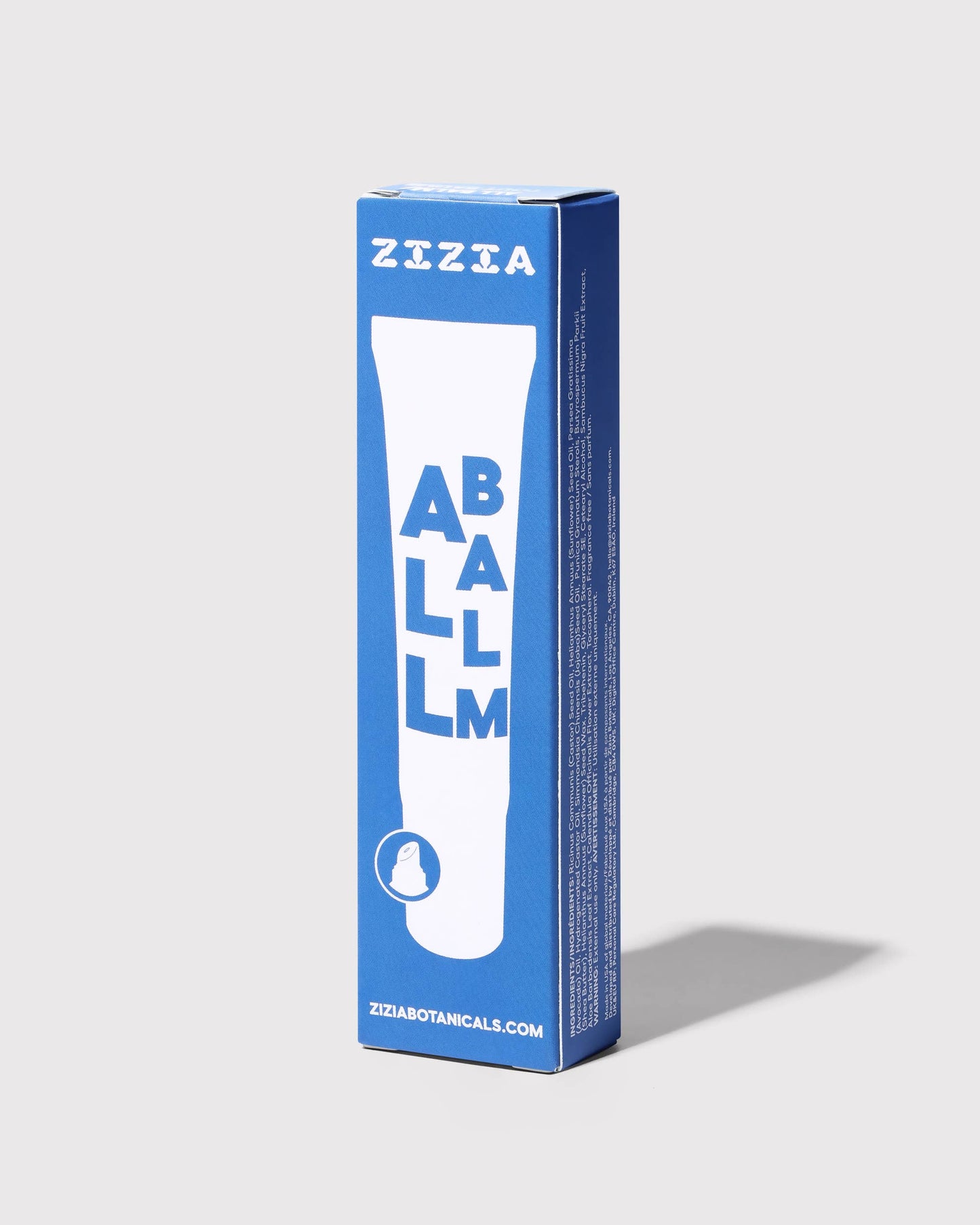 Zizia All Balm Tube-Unscented Fragrance Free Hand & Lip Balm
