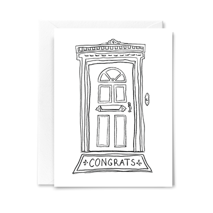 New Home New Door Congrats Card