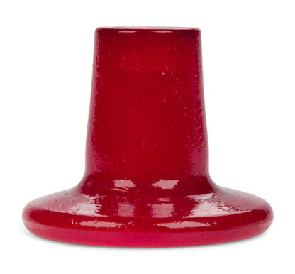 Glass Candleholder | Red