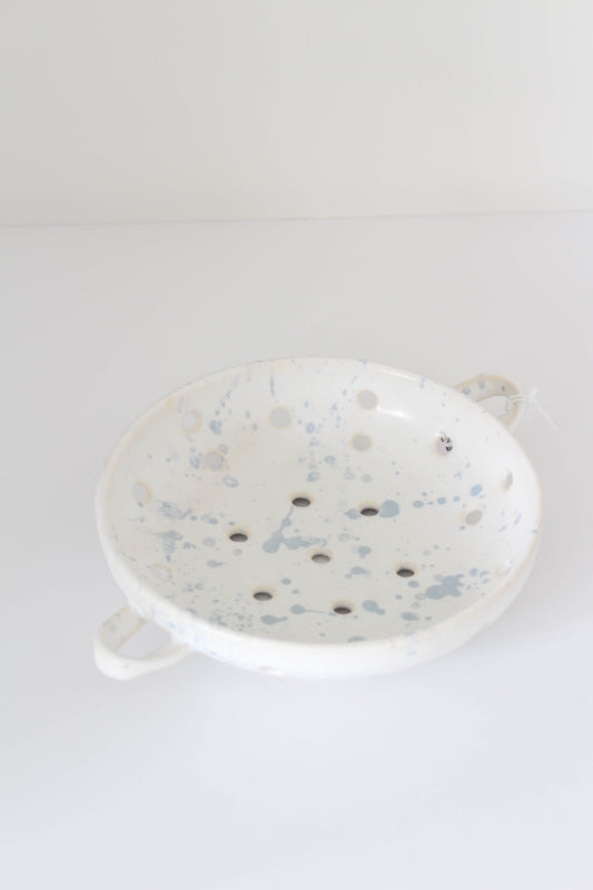 Mini Colander | Light Blue Splatter