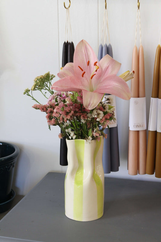 Bud Vase in Lime Green