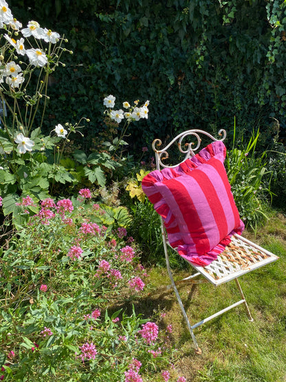 Cerise and Fuchsia Pillow