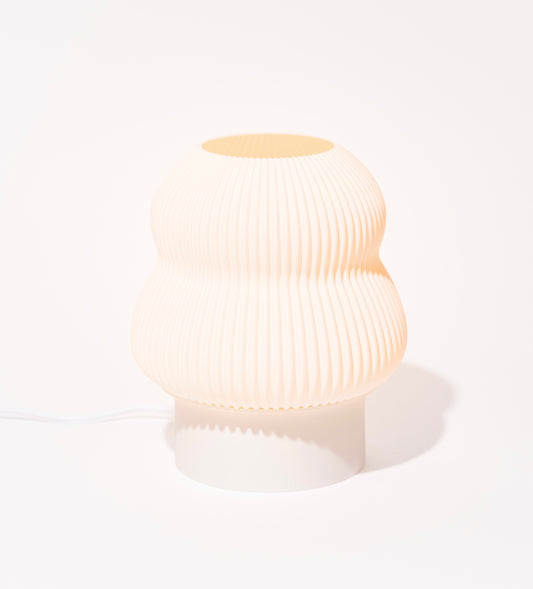 Poly Table Lamp Dove White