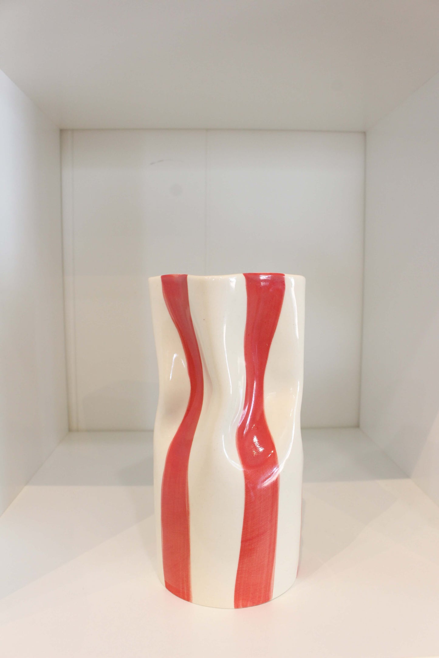 Bud Vase in Red