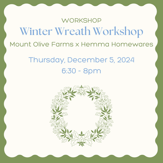 Winter Wreath Workshop