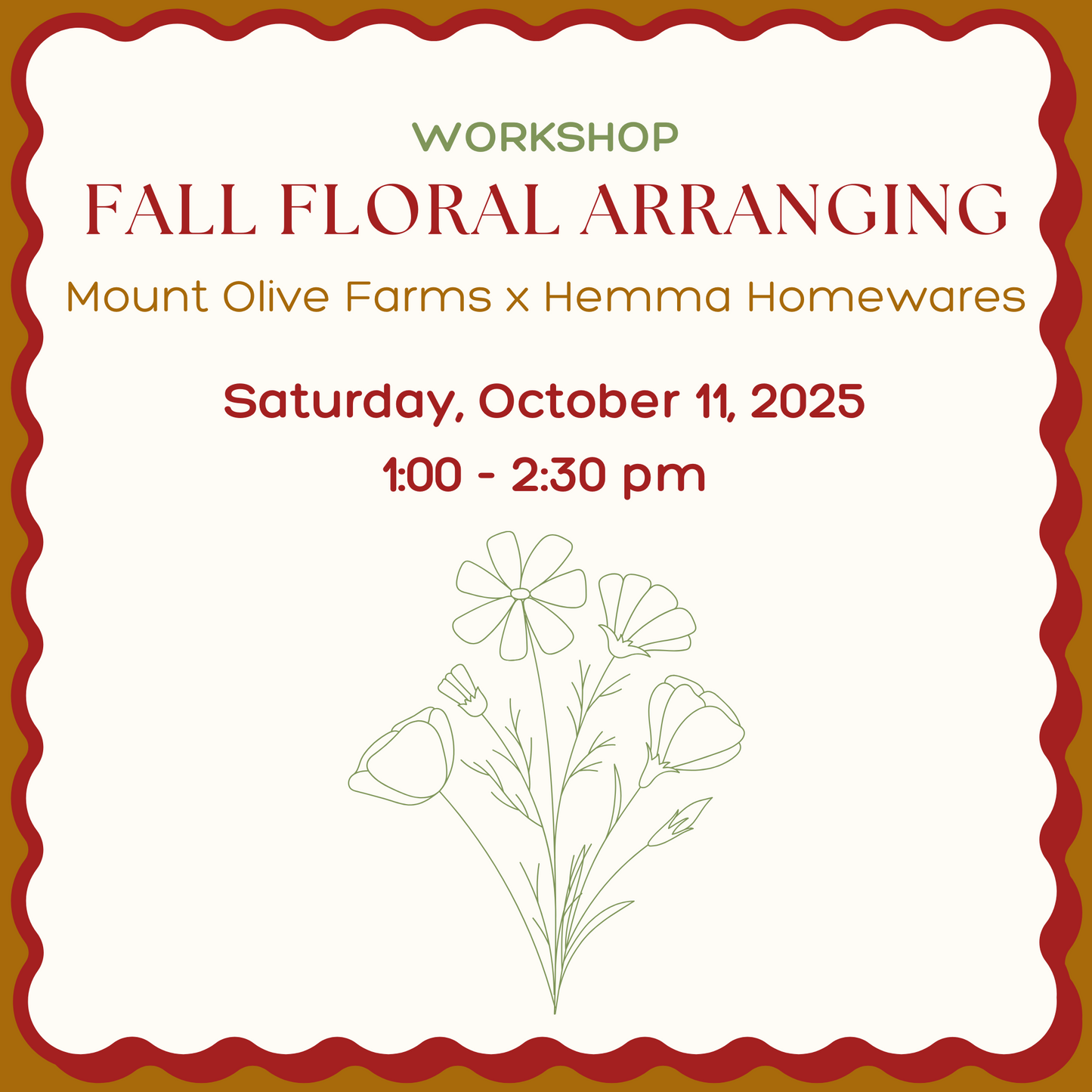 Fall Floral Arranging Workshop
