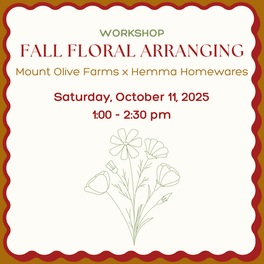 Fall Floral Arranging Workshop