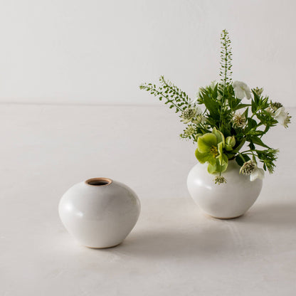 Ivory Glaze Bud Vase