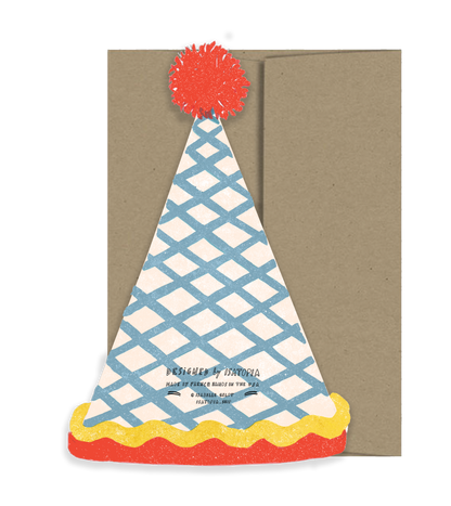 Birthday Hat Birthday Collection - Die Cut Card