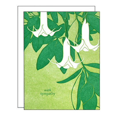 Angels Trumpet Sympathy Card
