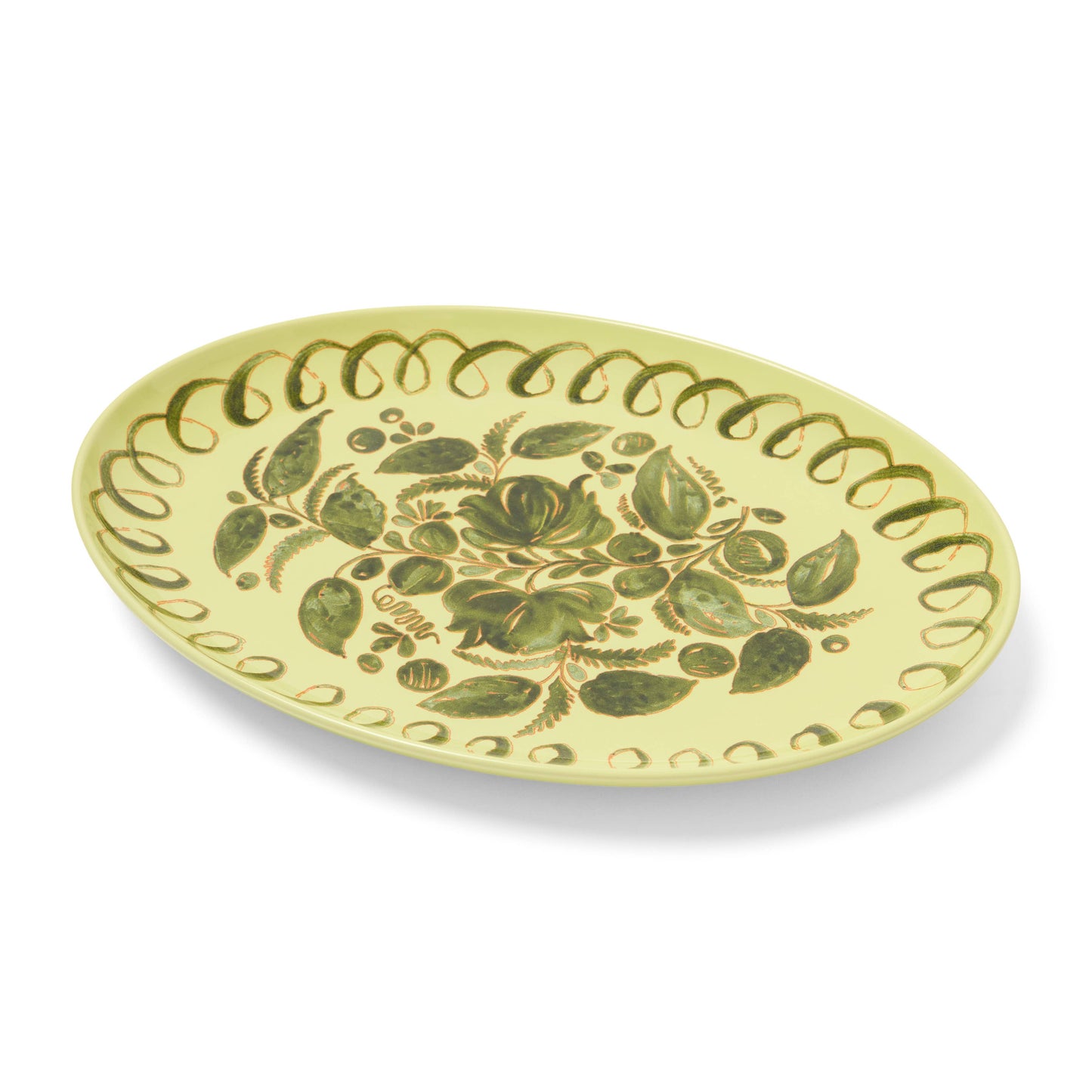 Amalfi Oval Tray Lime