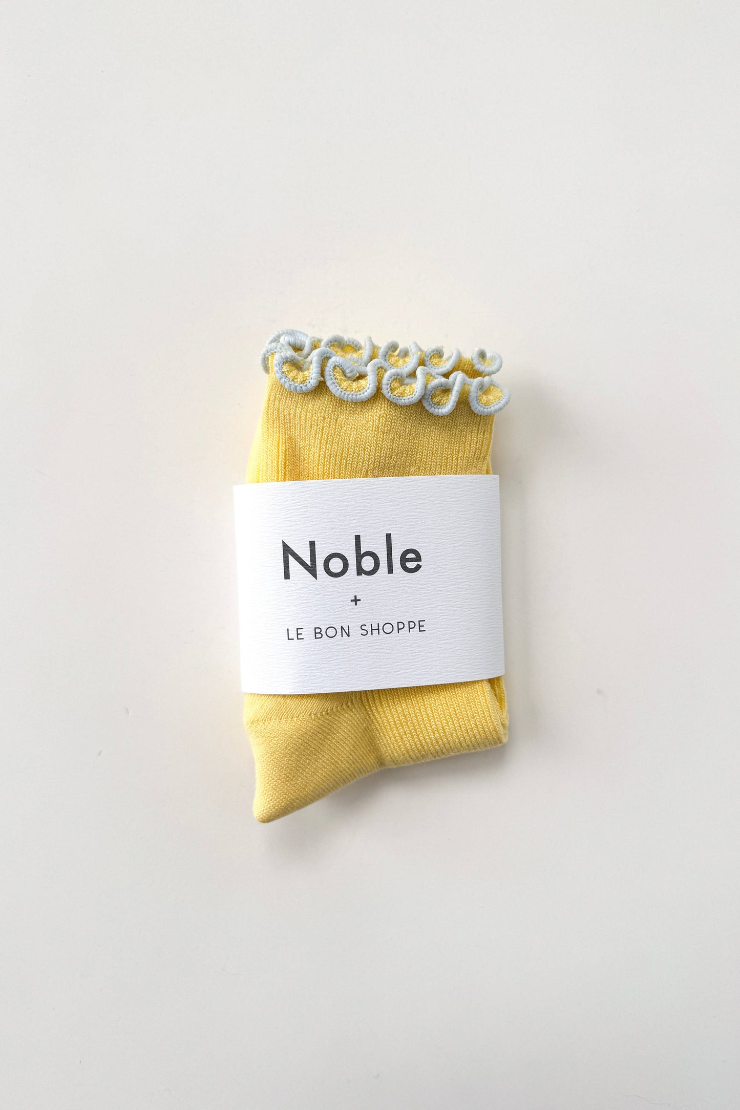 The Petite Ruffled Modal Socks