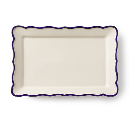 Jane Hand-Painted Rectangular Platter 15.4"