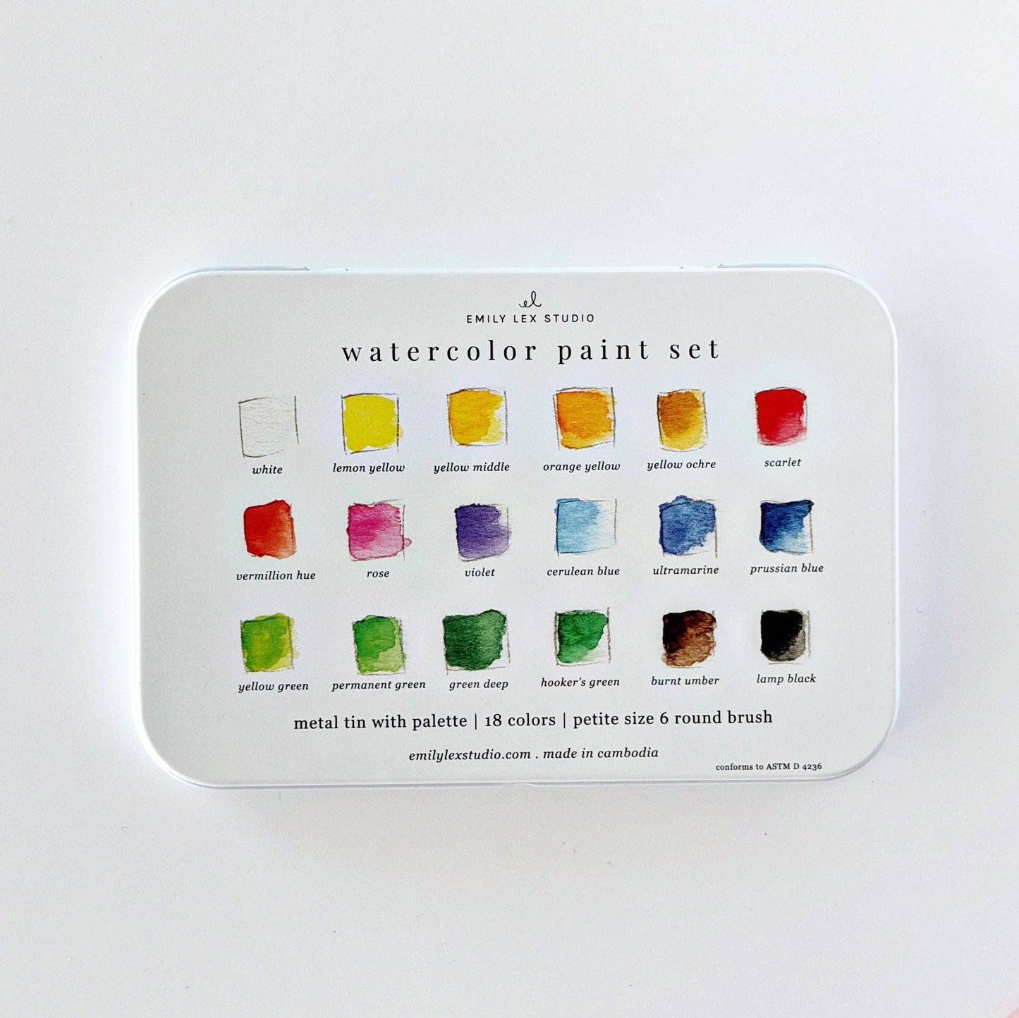 Watercolor Paint Set | 18 colors