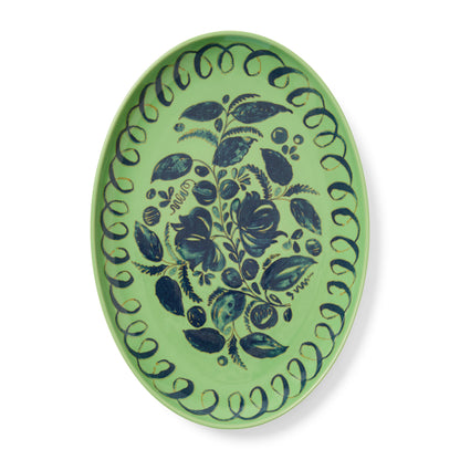 Amalfi Oval Tray Green