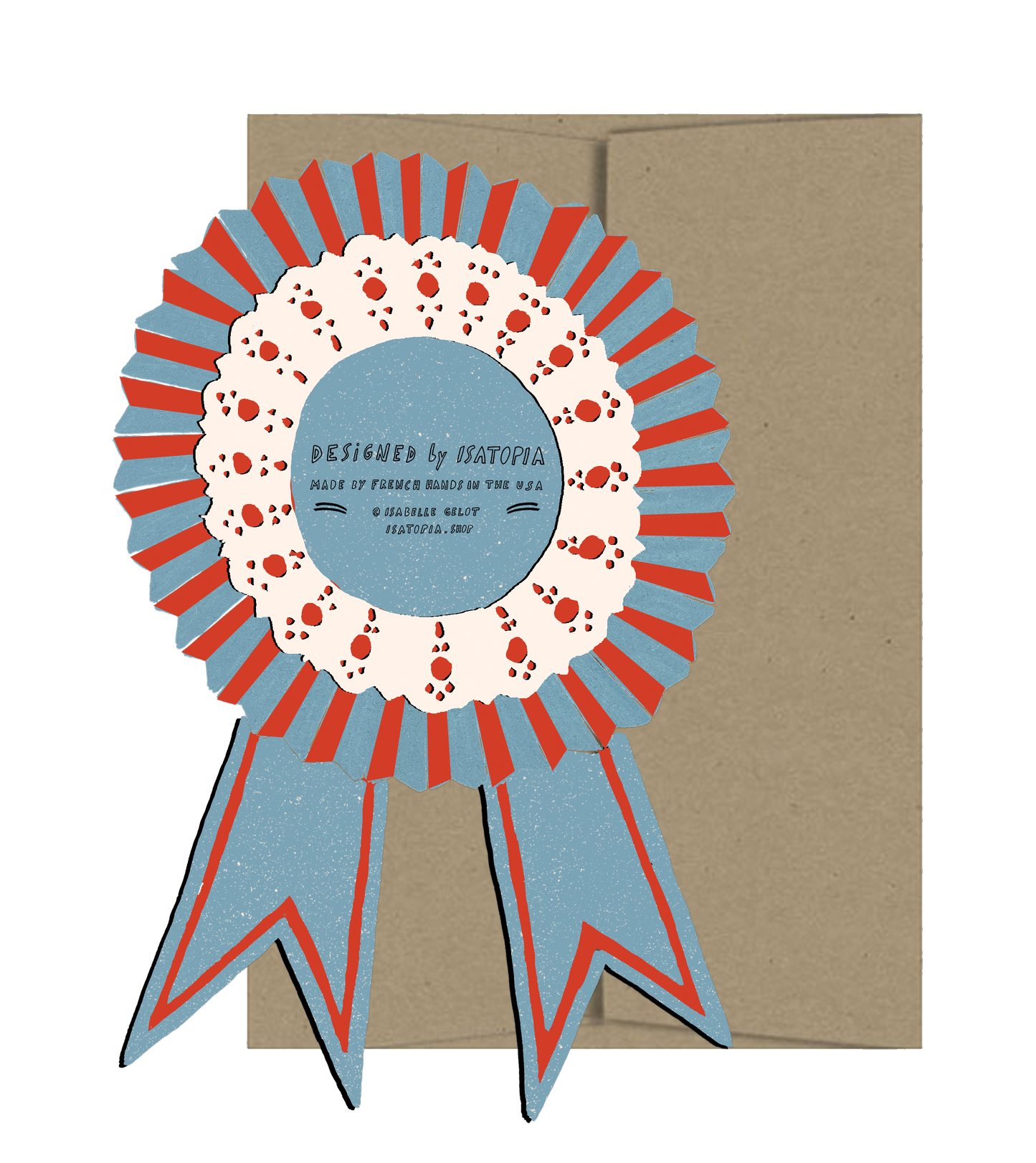 Bravo Medallion - Die Cut Card