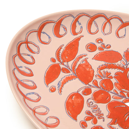 Amalfi Oval Tray Pink