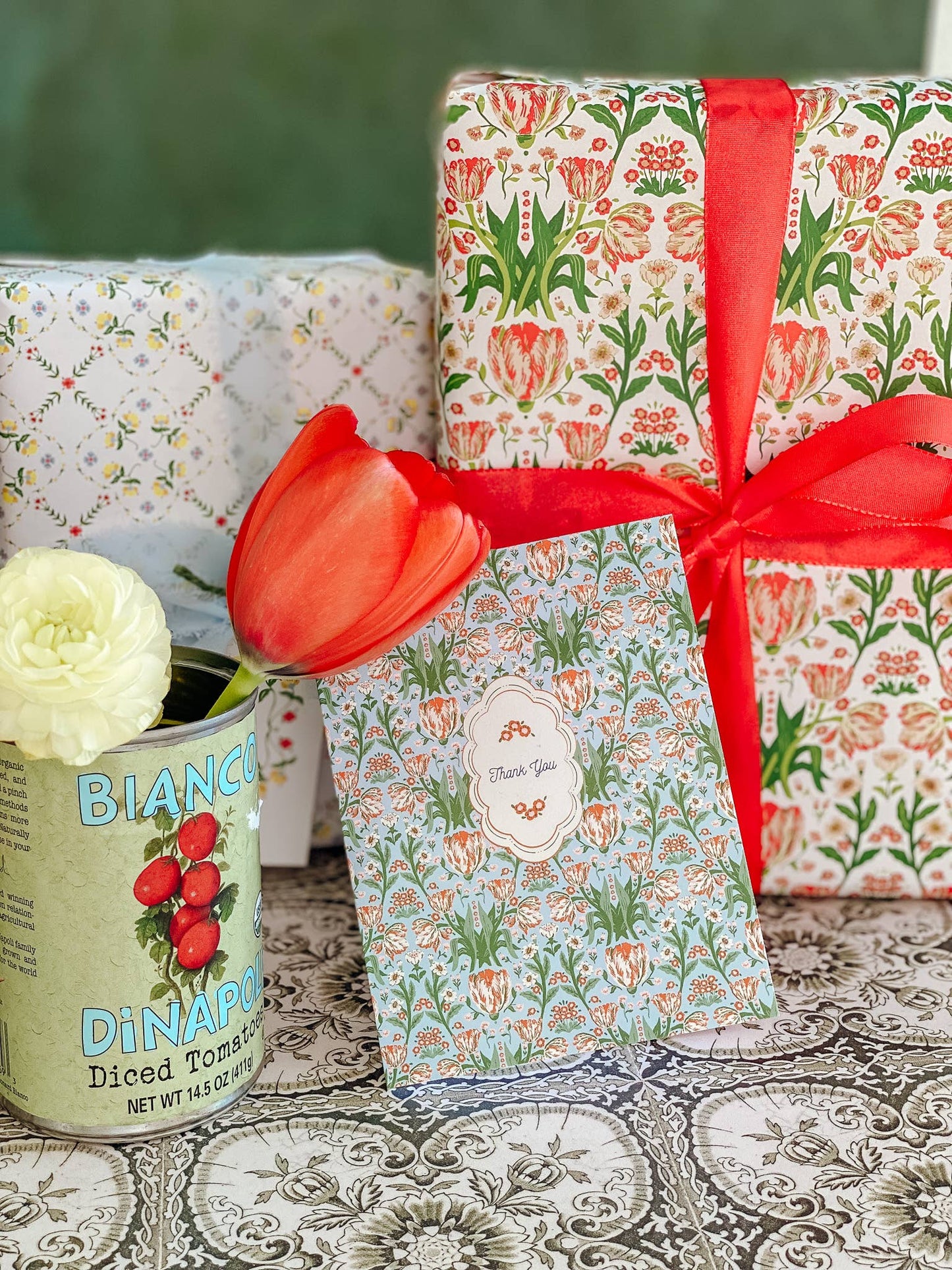 Parrot Tulips Thank You