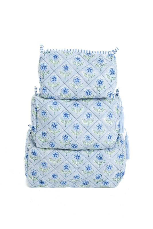 Mona Blockprint Toiletry Bag