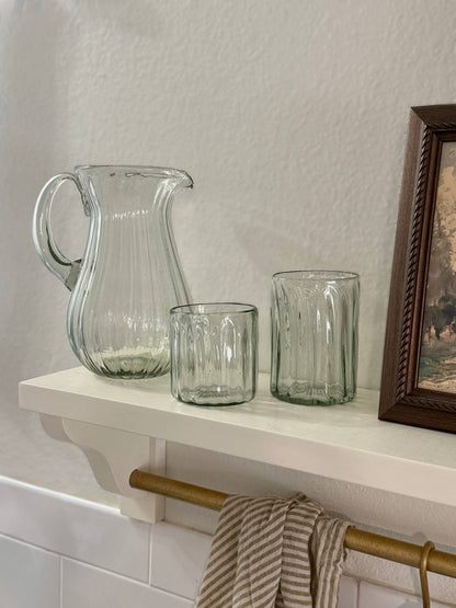 Handblown Fluted Tumbler (Two Sizes Available)