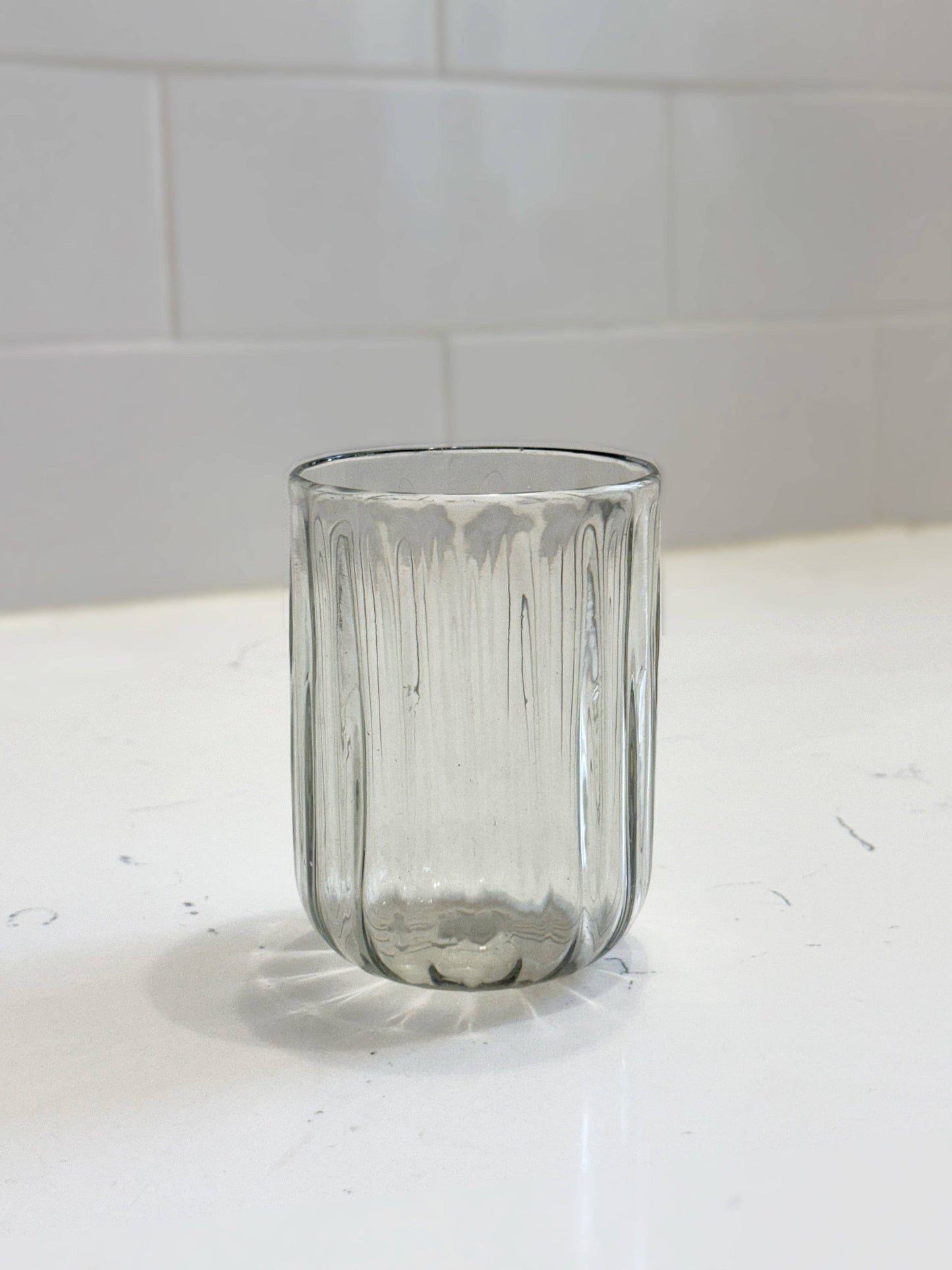 Handblown Fluted Tumbler (Two Sizes Available)