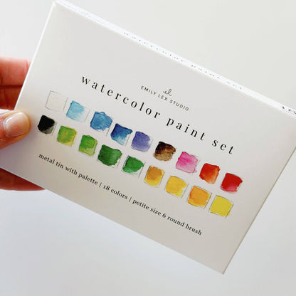 Watercolor Paint Set | 18 colors