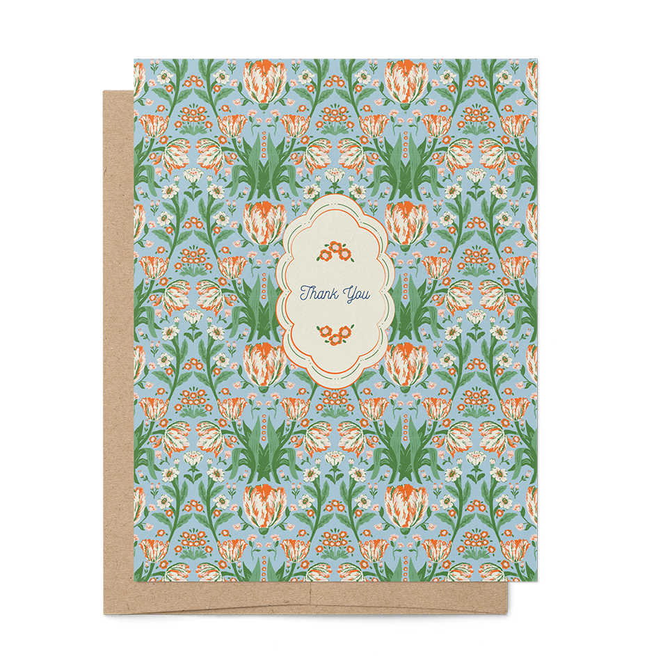 Parrot Tulips Thank You