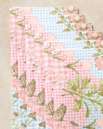 Floral Collage Not Paper Towel (Pack of 6)