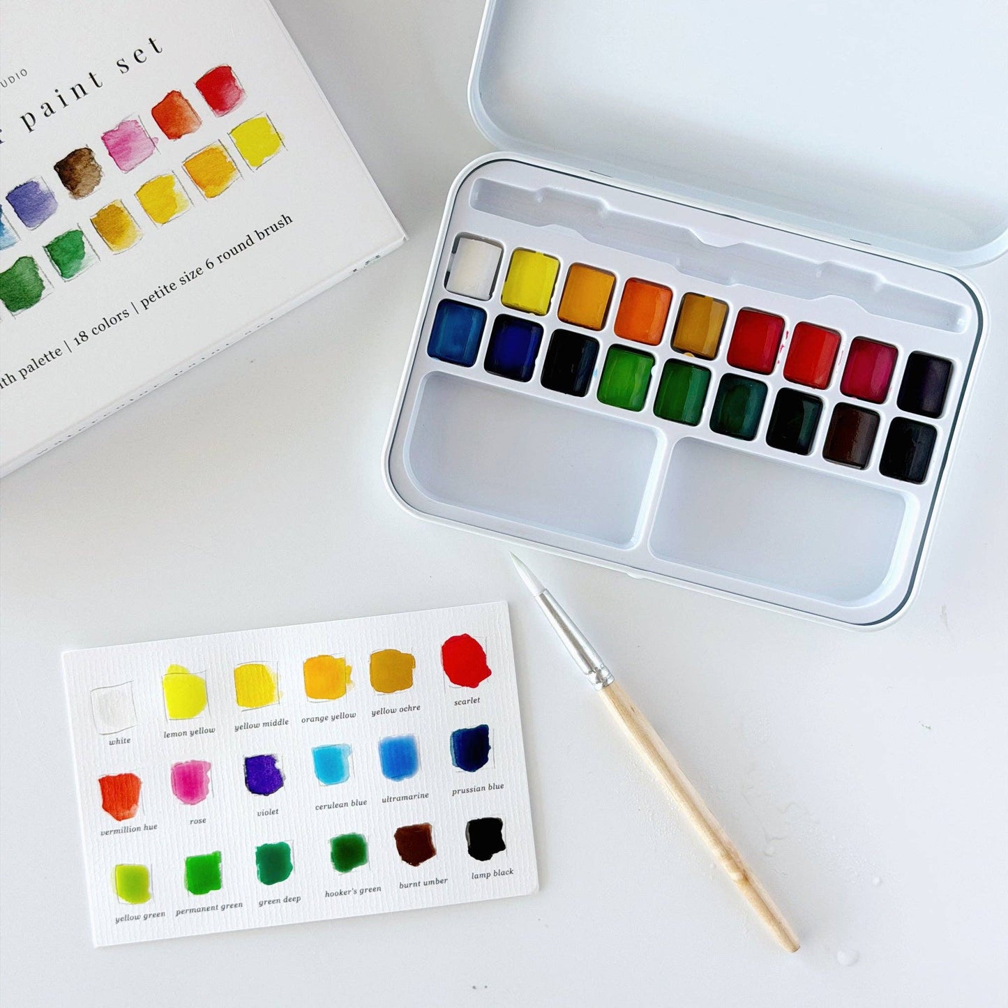Watercolor Paint Set | 18 colors