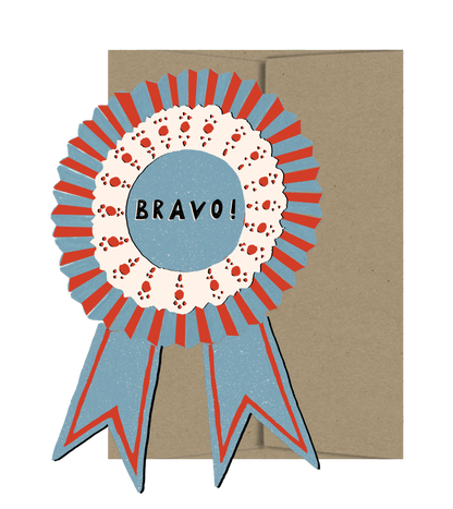 Bravo Medallion - Die Cut Card