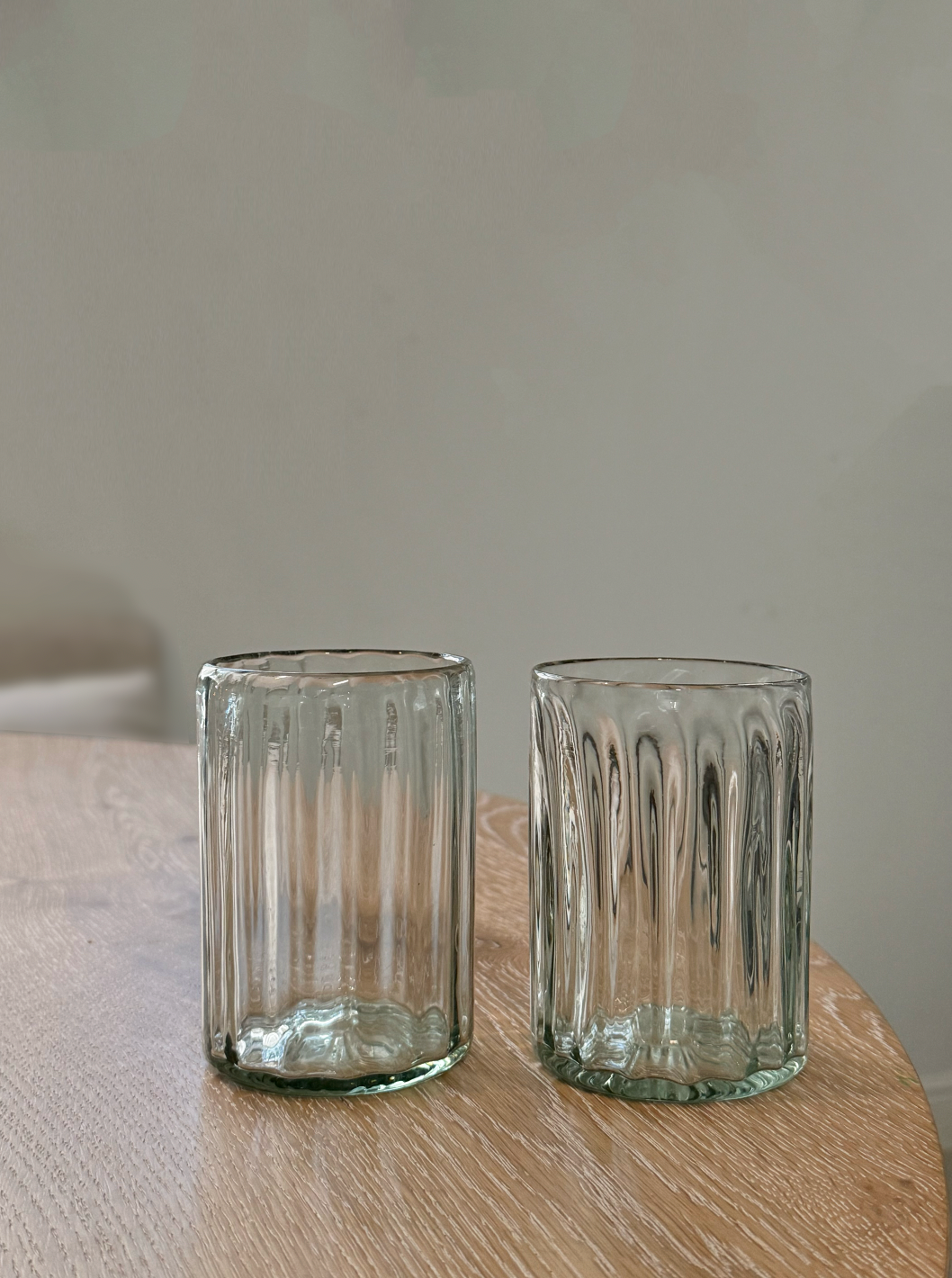 Handblown Fluted Tumbler (Two Sizes Available)