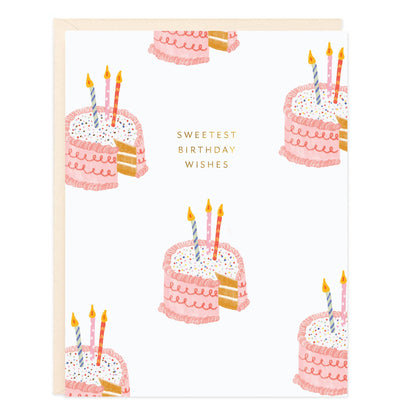 Sweetest Birthday Cake Greeting Card