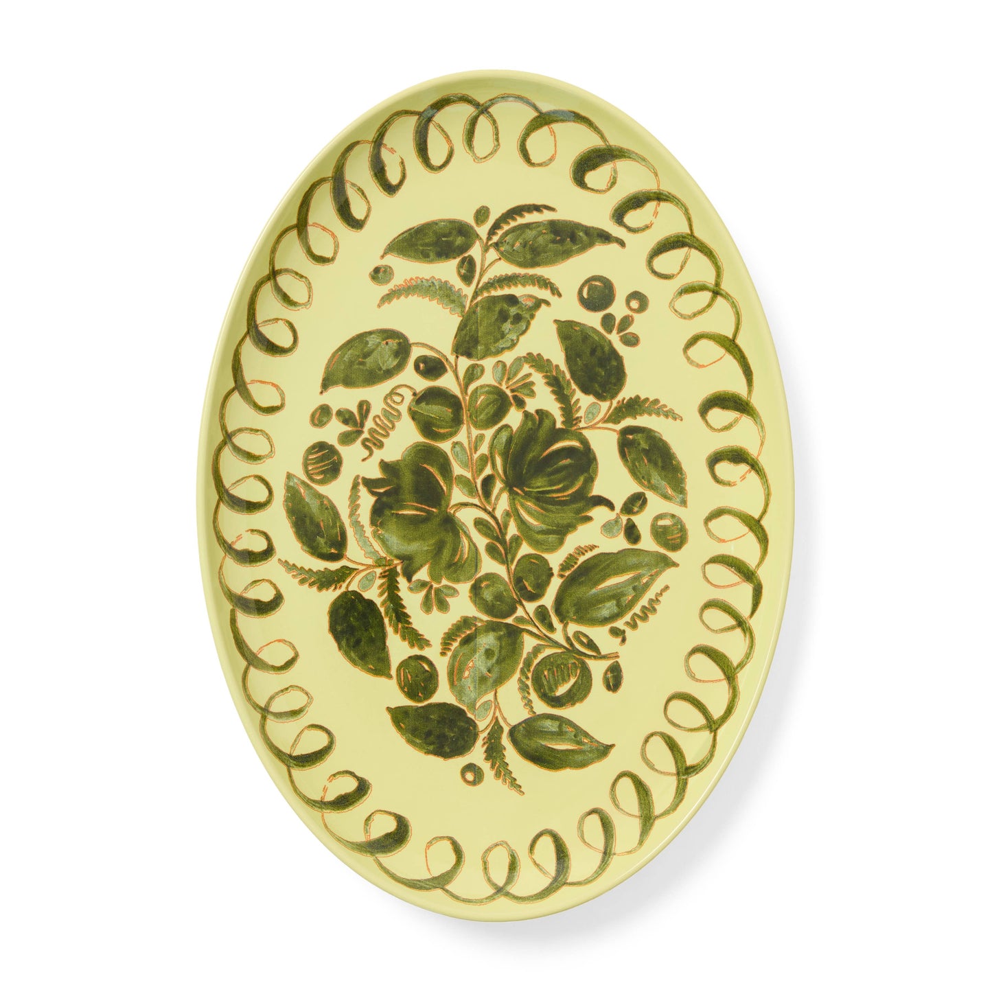 Amalfi Oval Tray Lime