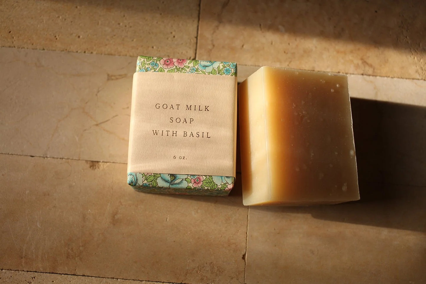 Goat Milk Soap with Basil