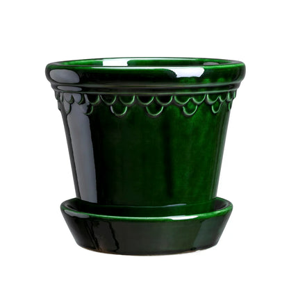 Københavner Glazed Emerald Green | 12 CM