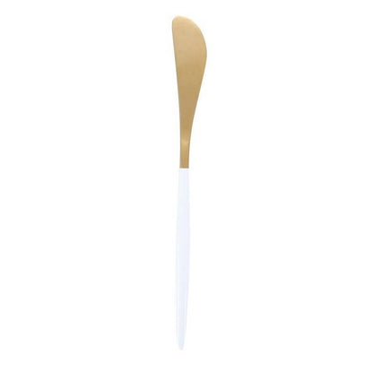 Gold & White Cheese Spreader